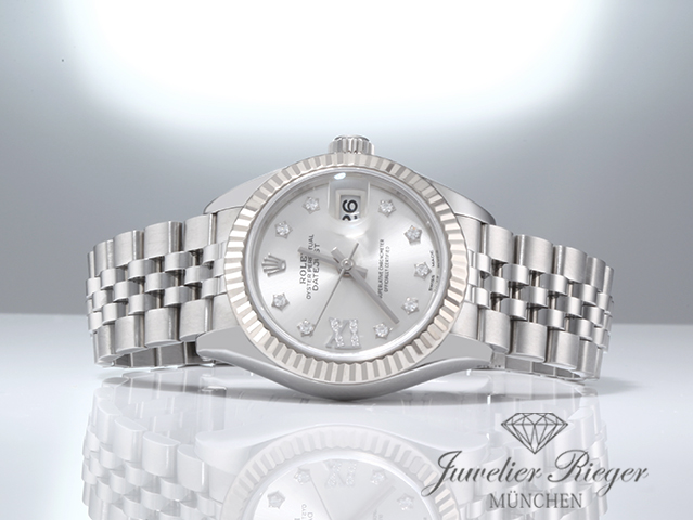 Image 5 of gallery: Rolex Lady Datejust 28 279174 2018 Edelstahl Weissgold 750 Diamanten Automatik