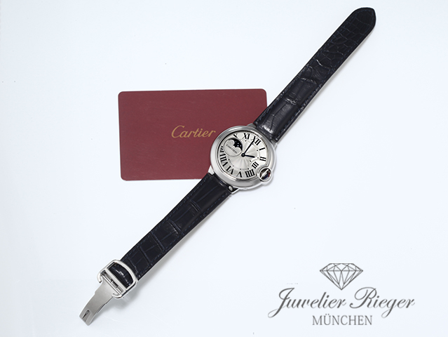 Bild 7 der Galerie: Cartier Ballon Bleu 37 mm WSBB0020 2019 Edelstahl Mondphase Automatik Stahl