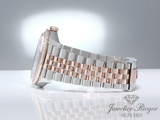Bild 5 der Galerie: Rolex Datejust 36 126281RBR Stahl Rosegold 750 Diamanten Automatik Gold