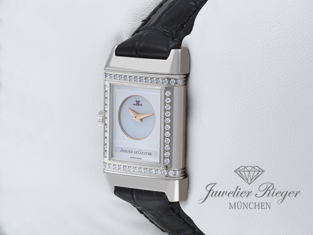 Bild 2 der Galerie: Jaeger Le Coultre Reverso Duetto Lady Weissgold 750 266.3.44 Diamanten Gold
