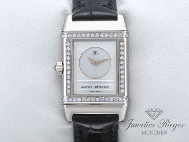 Bild 1 der Galerie: Jaeger Le Coultre Reverso Duetto Lady Weissgold 750 266.3.44 Diamanten Gold