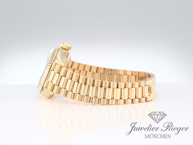Bild 5 der Galerie: Rolex Lady Datejust Gelbgold 750 Diamanten 1998 Automatik Gold Damen