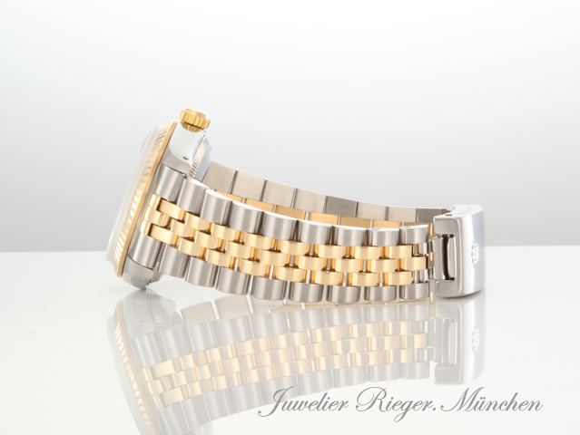 Bild 5 der Galerie: Rolex Medium Datejust Stahl Gelbgold 750 Diamanten Automatik Gold Stahl
