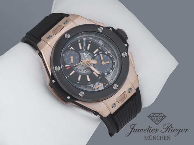 Bild 2 der Galerie: Hublot Big Bang Alarm Repeater 403.OM.0123.RX 2016 Rosegold 750 Handaufzug Gold