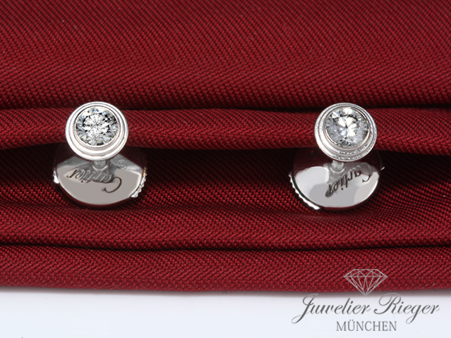 Bild 1 der Galerie: Cartier d Amour Ohrstecker mittleres Modell Weissgold 750 B8041400 Ohrringe Gold