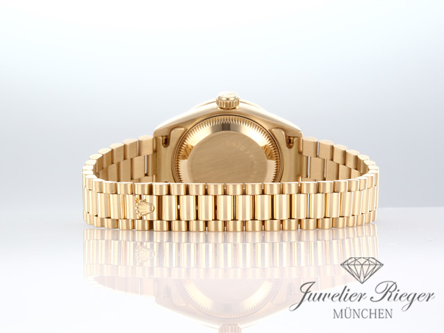 Bild 6 der Galerie: Rolex Lady Datejust Gelbgold 750 1998 Diamanten Brillanten Automatik Gold Damen