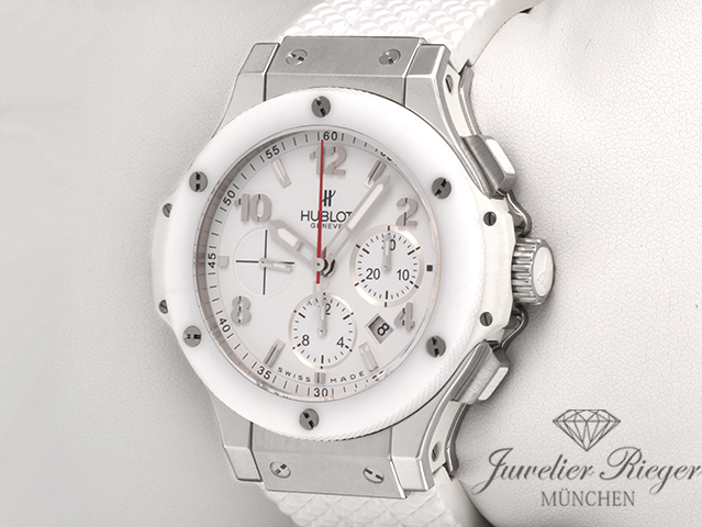 Bild 2 der Galerie: Hublot Big Bang 44 mm 301.SE.230.RW Edelstahl weisse Keramik Automatik Stahl