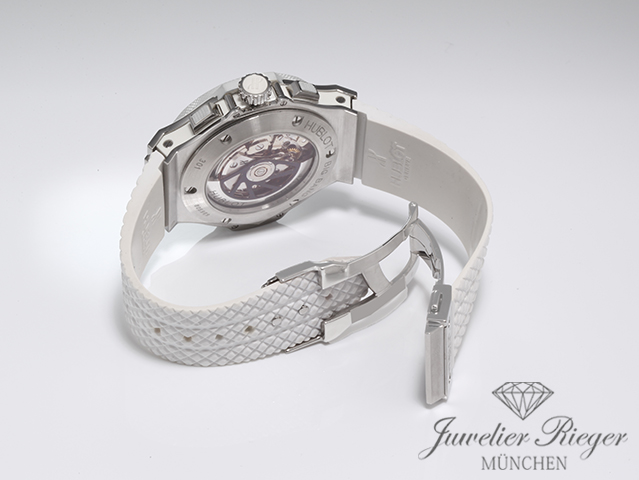 Bild 5 der Galerie: Hublot Big Bang 44 mm 301.SE.230.RW Edelstahl weisse Keramik Automatik Stahl