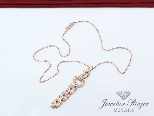 Bild 7 der Galerie: Cartier Collier Agrave Anhänger Rosegold 750 Diamanten N7424320 Gold