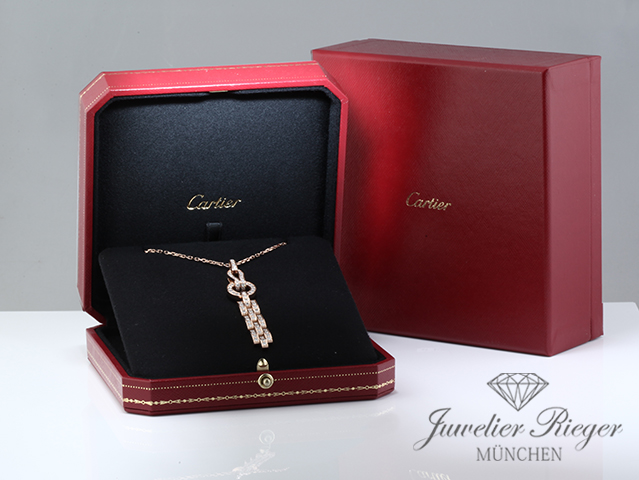 Bild 8 der Galerie: Cartier Collier Agrave Anhänger Rosegold 750 Diamanten N7424320 Gold