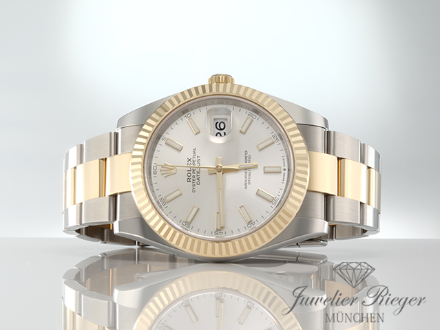 Bild 4 der Galerie: Rolex Datejust 41 126333 2022 Edelstahl Gelbgold 750 Automatik Stahl Gold
