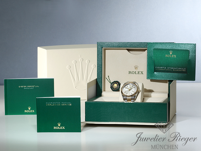 Bild 7 der Galerie: Rolex Datejust 41 126333 2022 Edelstahl Gelbgold 750 Automatik Stahl Gold