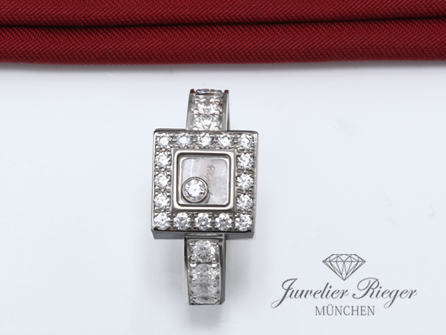 Bild 3 der Galerie: Chopard Ring Happy Diamonds Weissgold 750 Diamanten 0,86 ct. Gr 52 82/2939 Gold