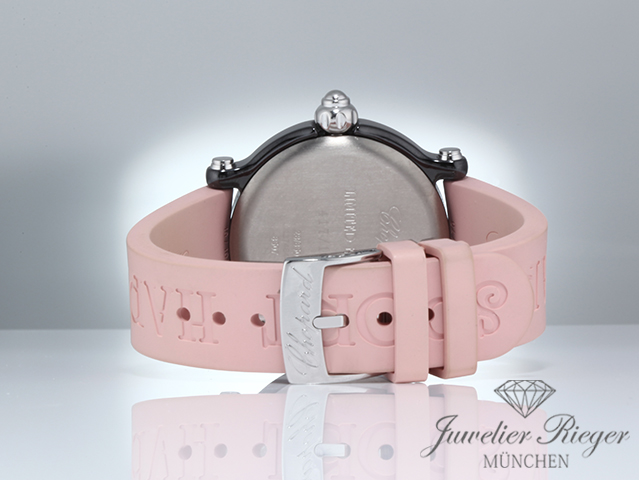 Image 5 of gallery: Chopard Happy Sport Limited Edition schwarze Keramik 288507 Diamanten Diamonds Chopard-Service: Juli 2026