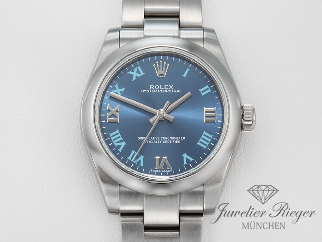 Bild 1 der Galerie: Rolex Oyster Perpetual 31 mm 177200 Medium Stahl Automatik datejust lady