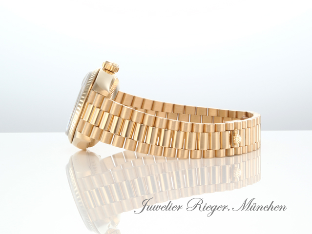 Bild 5 der Galerie: Rolex Lady Datejust Gelbgold 750 Diamanten Automatik Gold Damen