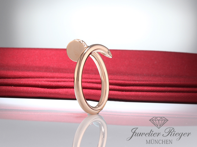 Bild 3 der Galerie: Cartier Ring Juste un Clou Klassisches Modell Gr. 54 2020 Rosegold 750 Diamanten