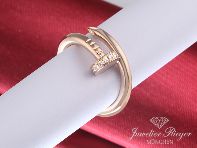 Bild 1 der Galerie: Cartier Ring Juste un Clou Klassisches Modell Gr. 54 2020 Rosegold 750 Diamanten