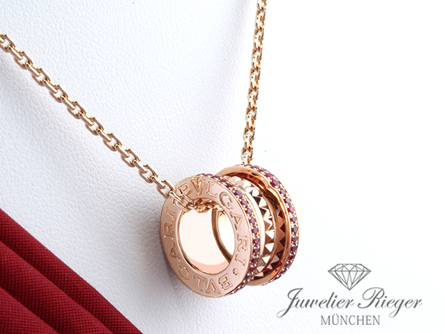 Bild 1 der Galerie: Bulgari Collier B-Zero 1 Rock Rosegold 750 Rubine 358306 2021 Gold Rubies
