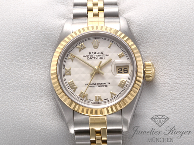 Bild 1 der Galerie: Rolex Lady Datejust Edelstahl Gelbgold 750 1996 Automatik Gold Stahl Damen