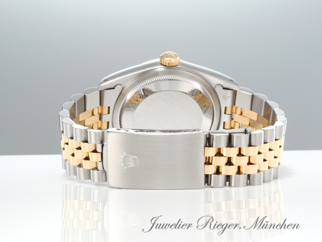 Bild 6 der Galerie: Rolex Datejust 36 mm 16233 Edelstahl Gelbgold 750 Automatik Gold