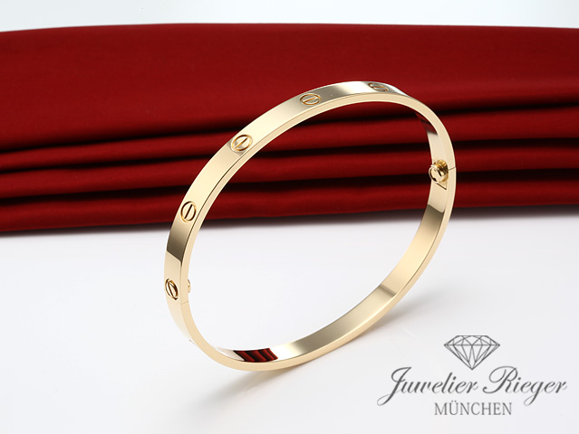 Bild 2 der Galerie: Cartier Armreif Love Gelbgold 750 Größe 17 2022 Gold Damen Herren Armband