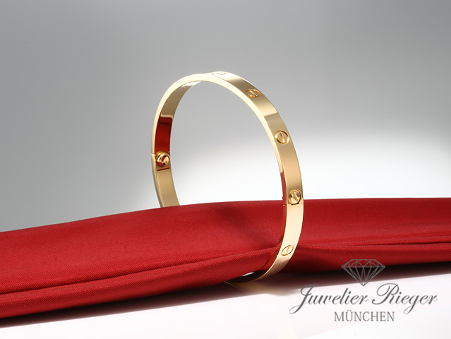 Bild 1 der Galerie: Cartier Armreif Love Gelbgold 750 Größe 17 2022 Gold Damen Herren Armband