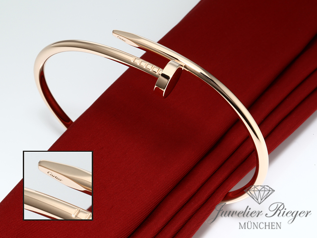 Bild 5 der Galerie: Cartier Armreif Juste un Clou Rosegold 750 Größe 17 2018 Gold Damen