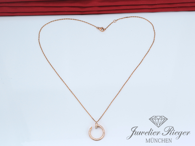 Bild 5 der Galerie: Cartier Collier Juste un Clou Rosegold 750 2021 Diamanten B7224893 Gold Kette