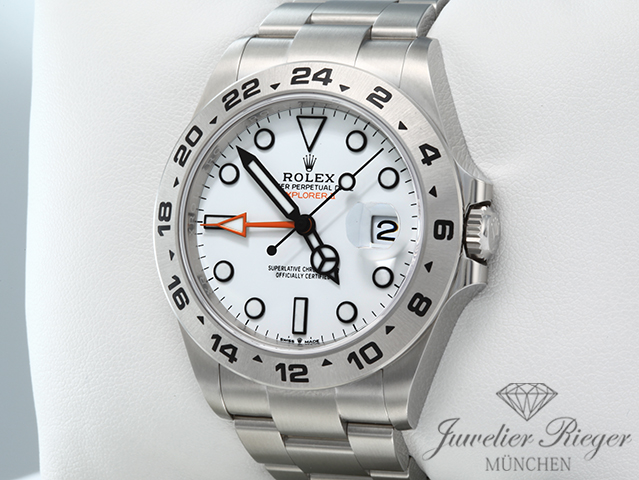 Image 2 of gallery: Ungetragen Rolex Explorer II 42 mm 226570 2026 Edelstahl Automatik Zweite Zeitzone