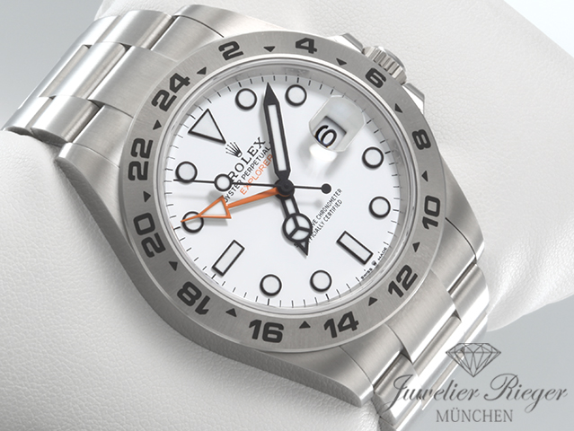 Image 3 of gallery: Ungetragen Rolex Explorer II 42 mm 226570 2026 Edelstahl Automatik Zweite Zeitzone