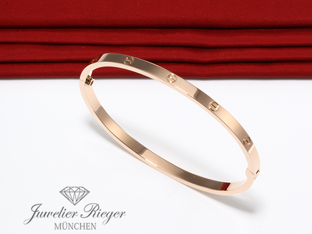 Bild 1 der Galerie: Cartier Armreif Love SM Rosegold 750 Größe 18 2018 Gold Damen Armband B6047317