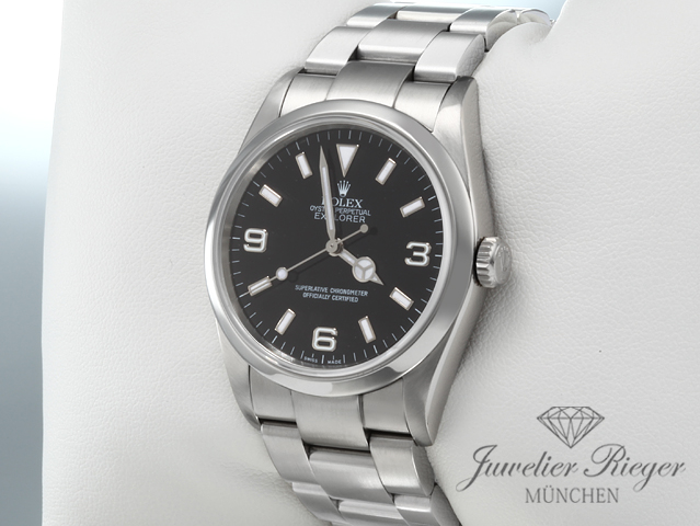 Bild 2 der Galerie: Rolex Explorer 36 mm 114270 2007 Edelstahl Automatik Stahl