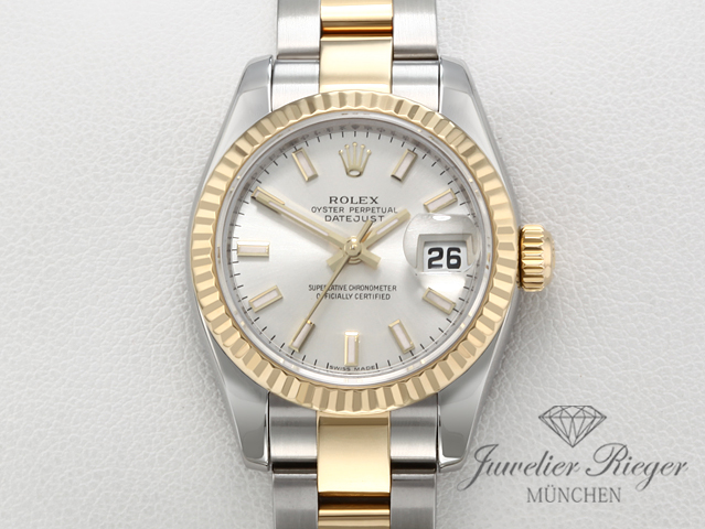 Image 1 of gallery: Rolex Lady Datejust 179173 2010 Stahl Gelbgold 750 Automatik Gold Damenuhr