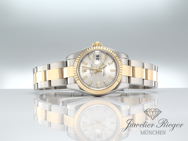 Image 4 of gallery: Rolex Lady Datejust 179173 2010 Stahl Gelbgold 750 Automatik Gold Damenuhr