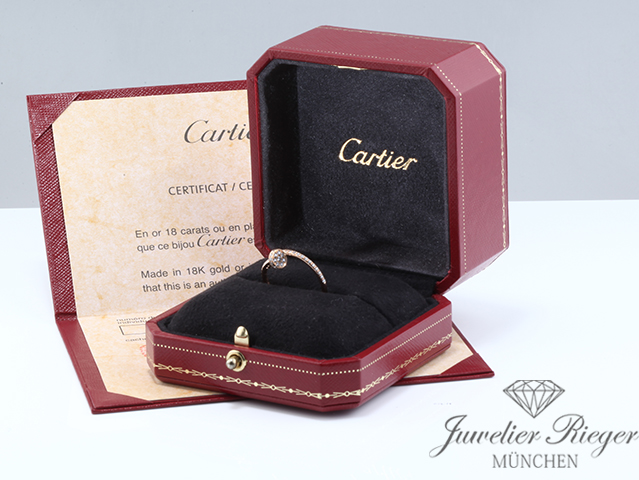 Bild 4 der Galerie: Cartier Ring Juste un Clou kleines Modell Gr. 56 2021 Rosegold 750 Diamanten