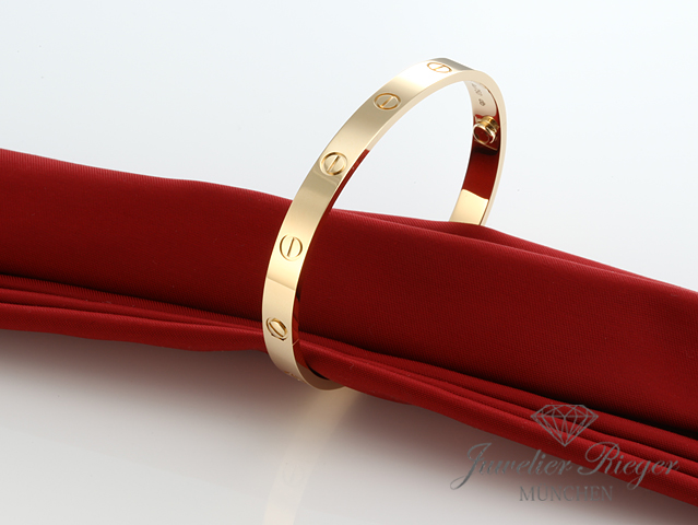 Bild 3 der Galerie: Cartier Armreif Love Gelbgold 750 Größe 16 Alter 2020 Gold Damen Armband