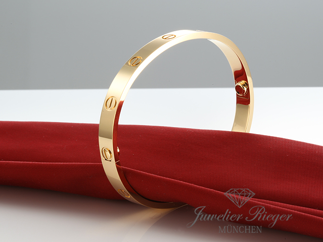 Bild 1 der Galerie: Cartier Armreif Love Gelbgold 750 Größe 16 Alter 2020 Gold Damen Armband
