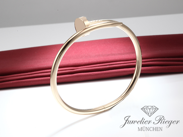 Bild 4 der Galerie: Cartier Armreif Juste un Clou Gelbgold 750 Größe 15 2019 Gold Damen
