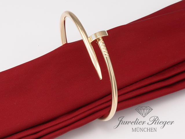 Bild 5 der Galerie: Cartier Armreif Juste un Clou Gelbgold 750 Größe 15 2019 Gold Damen