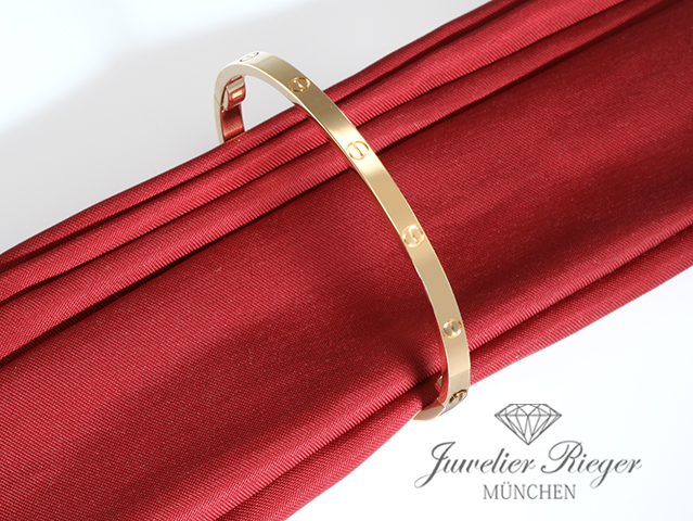 Bild 1 der Galerie: Cartier Armreif Love SM Gelbgold 750 Größe 16 2018 Gold Damen Armband