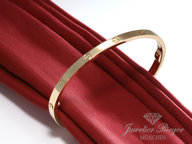 Bild 2 der Galerie: Cartier Armreif Love SM Gelbgold 750 Größe 16 2018 Gold Damen Armband