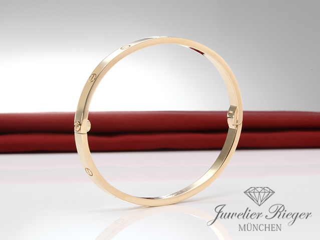 Bild 3 der Galerie: Cartier Armreif Love SM Gelbgold 750 Größe 16 2018 Gold Damen Armband