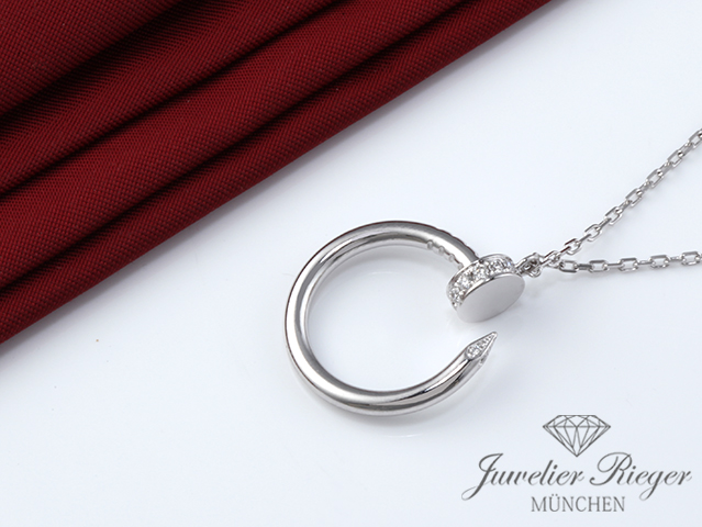 Bild 2 der Galerie: Cartier Collier Juste un Clou Weissgold 750 2022 Diamanten B7224891 Gold Kette