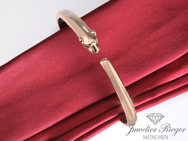 Bild 4 der Galerie: Cartier Armreif Panthere de Cartier Rosegold 750 Gr 18 Gold kleines Modell