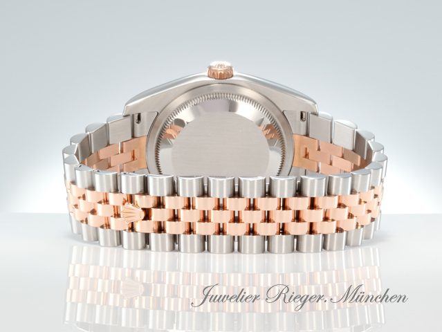 Bild 6 der Galerie: Rolex Datejust 36 mm 116231 Stahl Rosegold 750 Perlmutt Diamanten Automatik