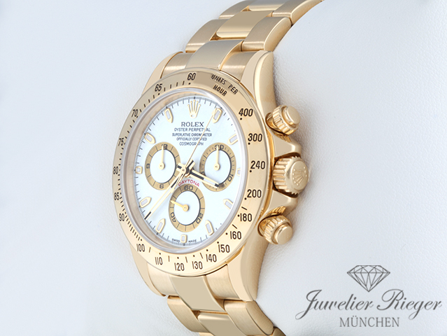 Bild 2 der Galerie: Rolex Daytona 116528 Gelbgold 750 2005 Chronograph Automatik Gold