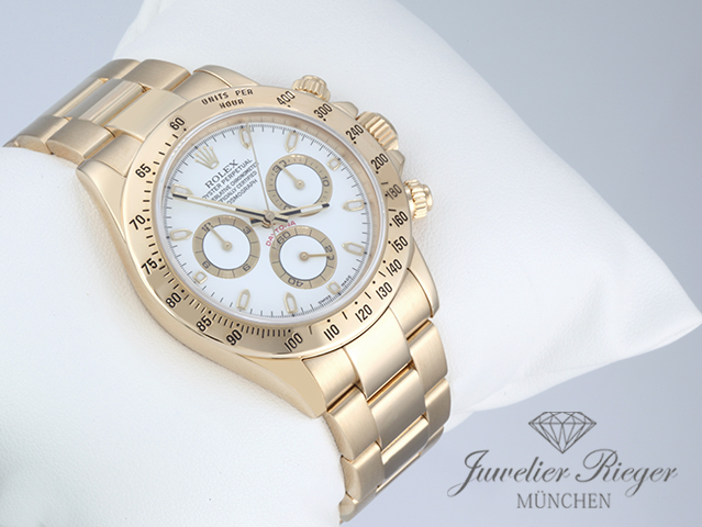 Bild 3 der Galerie: Rolex Daytona 116528 Gelbgold 750 2005 Chronograph Automatik Gold