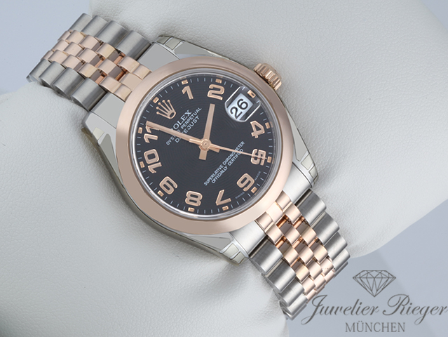 Bild 3 der Galerie: Rolex Datejust 31 mm 178241 2007 Edelstahl Rosegold 750 Automatik Gold Stahl