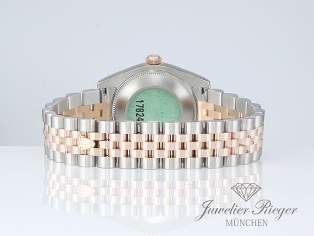 Bild 6 der Galerie: Rolex Datejust 31 mm 178241 2007 Edelstahl Rosegold 750 Automatik Gold Stahl